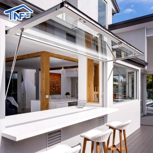 Hiện đại thương mại phòng tắm Nhôm mái hiên cửa sổ Úc tiêu chuẩn không thấm nước treamal phá vỡ gấp gas strut ngoài trời nhà bếp - Product Image 1