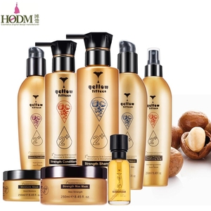 Etiqueta privada tratamiento de queratina Aceite de <span class=keywords><strong>Macadamia</strong></span> aceite de coco máscara de cabello hidratante africana - Product Image 6