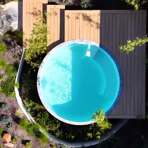 <span class=keywords><strong>Piscina</strong></span> Fuori Terra in Vetroresina di Lusso Personalizzata per Hotel, Villa sull'Acqua, Piccola <span class=keywords><strong>Piscina</strong></span> Rotonda per Giornate Calde - Product Image 2