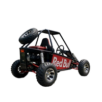 Go-Kart Todoterreno de Gasolina de 200cc, Vehículo Todoterreno de Cuatro Ruedas, Versión Monoplaza para Montaña y Selva