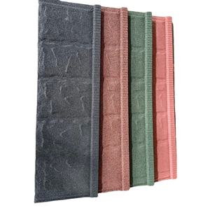 Tuiles de toit en <span class=keywords><strong>ardoise</strong></span> imperméables de style chinois, design moderne, couleurs personnalisées, matériau en pierre revêtue pour la construction de maisons et d'appartements - Product Image 3