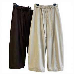 Vente en gros Printemps 2026 Nouvelle Collection Élégante Décontractée Rétro Littéraire en Polyester Coton Respirant Coupe Droite Couleur Unie Simple - Product Image 2