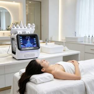 Factory Wholesale 6 Handles Dermajem Hydro Dermabrasion Jet Peel Oxygen ABS Portable Hydro-dermabrasion Beauty Machine for Salon - Product Image 1