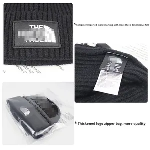 หมวกไหมพรมถักลายเมลอน สไตล์วินเทจ สำหรับทุกเพศ ระบายอากาศ กันน้ำ อุ่น รุ่นใหม่ ฤดูใบไม้ร่วง-ฤดูหนาว ปี 2025 - Product Image 4