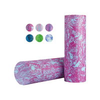 Rodillo de Espuma EVA de 90 cm para Relajación, Masaje Muscular Profundo de Alta Densidad, Recuperación, Equilibrio, Estabilidad, Gimnasio en Casa, Yoga, Pilates, con Logotipo Personalizado