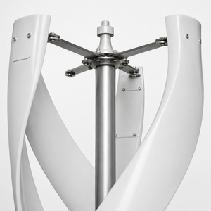 Générateur éolien à axe vertical hélicoïdal à faible bruit avec pales en spirale de 1kW, 2kW, 3kW, 5kW pour toit résidentiel WS-VA-HEL-1000/2000/3000/5000 - Product Image 2