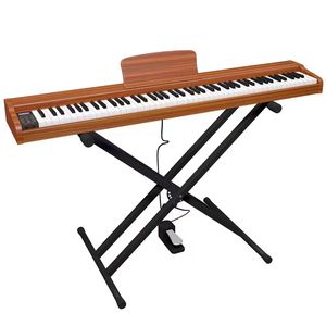 터치 감도 키가있는 88 키 우드 디지털 피아노 <span class=keywords><strong>MIDI</strong></span> USB 키보드 악기 프로 플레이어를위한 드림 칩 피아노 - Product Image 3