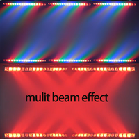 Barre lumineuse LED étanche en aluminium pour mur, 18x10W RGBW 4-en-1, IP65, éclairage de scène extérieur, contrôle DMX512, 16,7 millions de couleurs, pour événements DJ