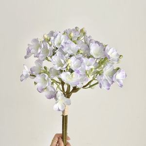 Bouquet <span class=keywords><strong>de</strong></span> <span class=keywords><strong>jasmin</strong></span> artificiel, fleurs artificielles, accessoires <span class=keywords><strong>de</strong></span> photographie pour la mariée, décoration <span class=keywords><strong>de</strong></span> la maison, Saint-Valentin - Product Image 3