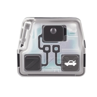 Para Lexus ES300 GS300 GS400 IS300 LS400 RX300 RX400 IS200 llave de coche remota Fod 433Mhz 4D68 Chip P/N: 50171 hoja batería sin logotipo