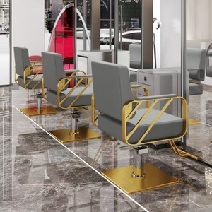 Chaise de salon de coiffure Syf S, tabouret haut de gamme, chaise de coiffure, chaise de coupe de cheveux, permanente, teinture, rasage, chaise réglable en hauteur - Product Image 2