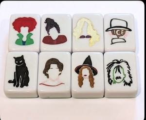 Ensemble de Mahjong Américain de Luxe 4 couches en Acrylique, 160 pièces, avec jetons portables et pieds en Acier Inoxydable, pour la Vente en Gros - Product Image 5