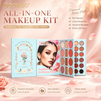 IGOODCO Palette de fards à paupières style livre 2 pages, vente en gros usine, imperméable, facile à appliquer, best-seller, palette de maquillage abordable