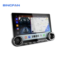 Pemutar DVD Universal dua tombol 10.1 inci, Unit kepala Radio mobil Stereo 2 + 32GB DSP nirkabel