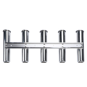 Support de canne à pêche à 5 tubes en acier inoxydable pour bateaux - Product Image 2