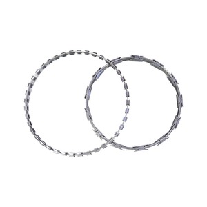 Alambre de púas de acero inoxidable BTO-22 CBT-65, malla de alambre de púas para cercas de jaulas y límites, alambre de púas tipo rasuradora - Product Image 2