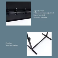 Support de bras réglable multifonctionnel pour tatouage QUATAT PJ010E, éponge haute densité, base en métal noir robuste