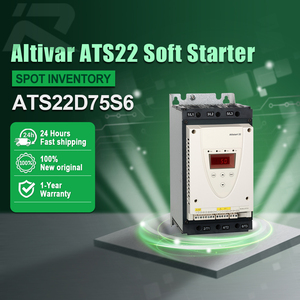 ซอฟต์สตาร์ทเตอร์ ATS22D75S6 ของแท้ใหม่ สำหรับมอเตอร์แบบอะซิงโครนัส 230V(18.5kW) 400-440V(37kW) 500V(45kW) Altistart 22 - Product Image 1