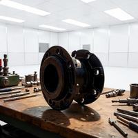 Joint de dilatation sphérique simple en caoutchouc néoprène CR, DN125 (5") PN16, pour système de tuyauterie marine, directement de l'usine