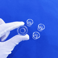 Dôme en quartz transparent, petite tige en verre de quartz pour four à vide, haute transparence, 90 % de transmission, pureté 99,99 %