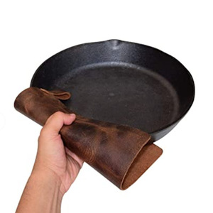 Removedor de tazones creativo de cuero PU con aislamiento térmico, tapete de cocina antideslizante, removedor de tazones apto para microondas. - Product Image 1