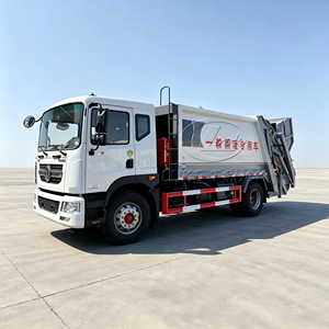 Camión Compactador de Basura de Carga Trasera Dongfeng 4x2 en Oferta, Camión de Recolección de Residuos Hidráulico de 10-16 CBM para Saneamiento Municipal - Product Image 1