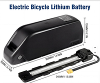 Batterie Li-Ion Portable 21700 pour Tube Diagonal de Vélo Électrique, 48V 52V 72V 15Ah 20Ah 25Ah, pour Vélos Électriques 1000W 2000W