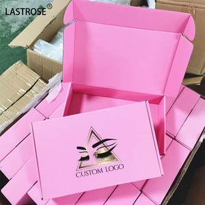 Caja de cartón impresa al por mayor, envío de prendas de vestir, envío de papel, cajas postales, caja de correo de cartón con logotipo privado - Product Image 2