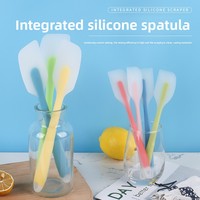 Spatule de pâtisserie semi-transparente monobloc en stock usine, couteau à crème et à mélanger, outil de cuisson en contact alimentaire