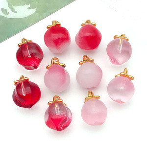 Cuentas Colgantes de Cristal Color Durazno para Accesorios de Joyería DIY, Fornituras para Manualidades con Resina Epoxi, Verano 2025, Origen Yiwu - Product Image 4