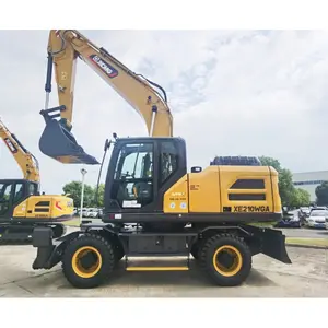 China Hot Sell Model XE210W XE210WGA 21Ton Mining Construction Wheel Excavator for Sale