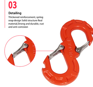 Gancho forjado tipo S para remolque, hebilla antideslizante, gancho de remolque para coche - Product Image 6