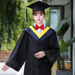 Vestiti da scapolo all'ingrosso abiti da uomo e da donna in stile College vestiti da laurea in arti liberali - Product Image 3