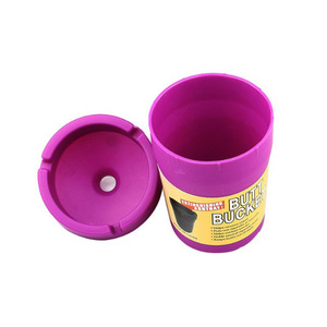Cendrier Anti-Fumée Coupe-Vent en Plastique pour Voiture avec Couvercle Extincteur de Mégots - Product Image 3