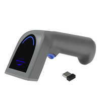 Lecteur de codes-barres Xkancode portable sans fil 1D Scanner de codes-barres CCD sans fil Code128 Scanner de code39 EAN-13