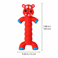 Jouets à mâcher interactifs et écologiques pour chiens, résistants aux morsures, pour le nettoyage des dents molaires, pour chiens de petite et moyenne taille, en caoutchouc
