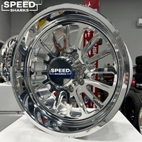 Jantes forgées polies à déport profond 22x12 24x14 26x16 8x165.1 8x6.5 pour Dodge Ram 2500 3500 et Chevrolet Silverado 2500 3500