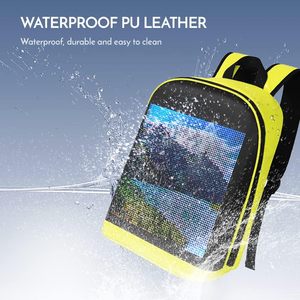 Lixada LED Backpack Customizable Screen Waterproof Casual <b>Travel</b> <b>Bag</b> for <b>Men</b> Women - Product Image 2
