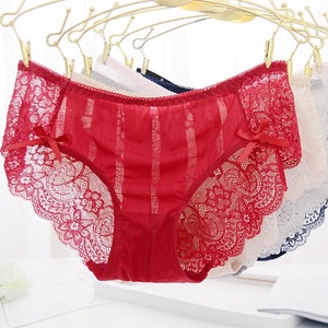 Neue Design Frauen Sexy Unterwäsche Spitze Nahtlose Höschen Mädchen Unterwäsche - Product Image 3