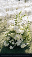 Bouquet de fleurs artificielles personnalisé pour centre de table, boule de fleurs, arrangement de mariage, décoration pour table de bar