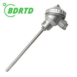 Nhà Máy bán hàng trực tiếp tùy chọn máy phát Nhiệt Độ PT100 PT 100 nhiệt độ sonser (RTD PT100/pt1000) với Hộp nối - Product Image 2