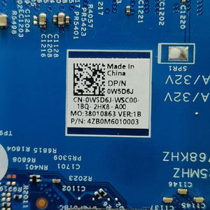 Original nuevo para Dell Latitude 5520/Precision 3560 placa base 0W5D6J South Peak 15 TGL MB 8L 19819-1 - Product Image 3