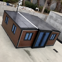 Conteneur maritime préfabriqué en acier de 20 pieds et 40 pieds, extensible et démontable, pour usage résidentiel et application villa de 20 pieds avec énergie solaire