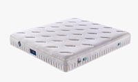 Matelas de luxe compressé à ressorts pour hôtel, avec soutien corporel zoné, respirant et confortable, livré en boîte pour la vente mondiale
