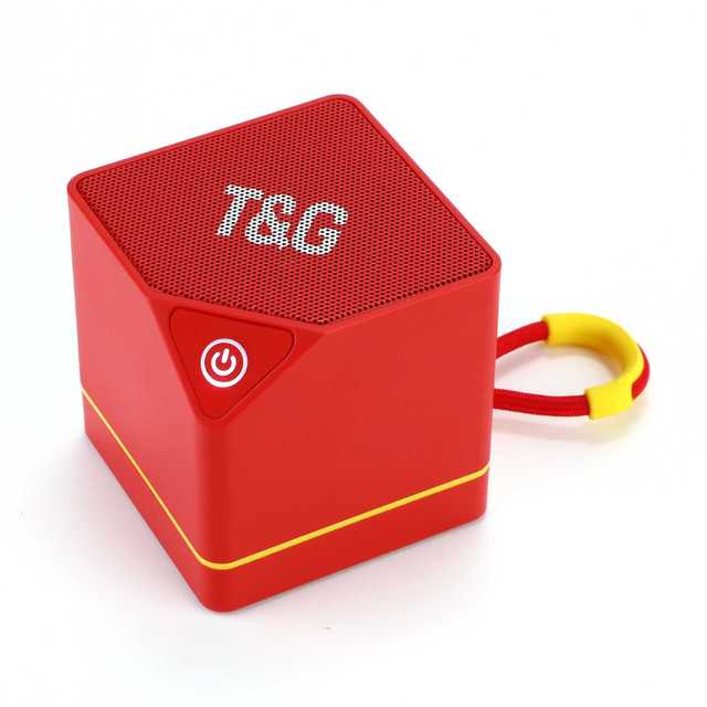 TG688 small Mini pocket BT 5.3 Speaker USB Flash Drive Card Slot wireless TWS music player Portable belt hook handle blue tooth
