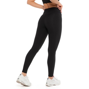 Leggings Deportivos al Por Mayor con Logotipo Personalizado, Cintura Alta, Tejido de Nailon y Spandex, Elásticos en 4 Direcciones, Secado Rápido, para Gimnasio, Fitness y Yoga - Product Image 5