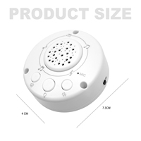 Capteur de cri de bébé Aide au sommeil Module de bruit blanc pour bébé Jouet en peluche Veilleuse Battement de coeur 8 sons Thérapie pour tout-petit