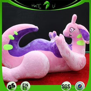 Hongyi inflable 2M peludo <span class=keywords><strong>Goodra</strong></span> juguetes personalizados Rosa peluche dragón peludo - Product Image 6