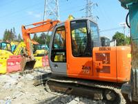 Excavatrice sur chenilles Hitachi d'occasion de haute qualité ZX70, mini-excavatrice de 7 tonnes avec moteur Isuzu, pompe hydraulique et boîte de vitesses, vente aux enchères