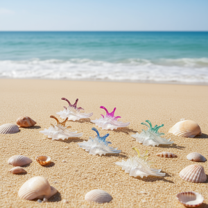 Fermaglio per capelli a forma di conchiglia da 10,5 cm, accessorio per capelli alla moda da donna - Product Image 3